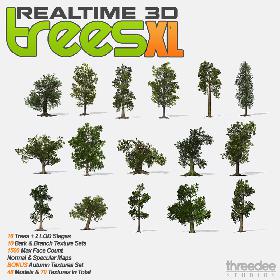 Realtime 3D Trees XL - 16 Pack